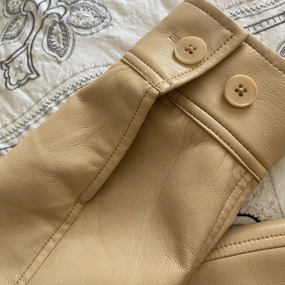 Aritzia Wilfred Pleather Jean Jacket-worn once! - Picture 3 of 4